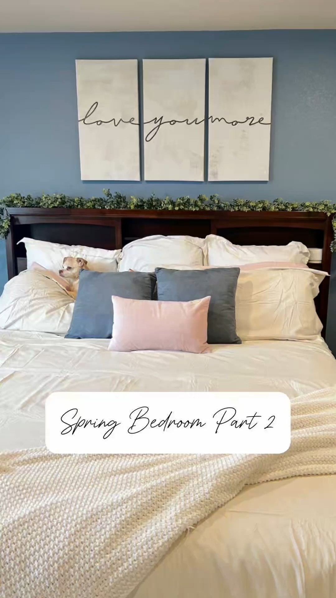 Spring bedroom decor part 2, featuring the coziest bedding 🛏️ 
#springdecor #springbedroom #homedecor #bedroomdecor

#LTKHome #LTKFindsUnder50 #LTKSeasonal