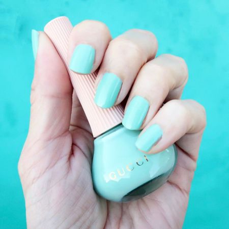 Gucci Dorothy Turquoise nail polish 💅🏻😍💕 love this color gif spring and summer 💕🌺

#LTKstyletip #LTKbeauty #LTKunder50