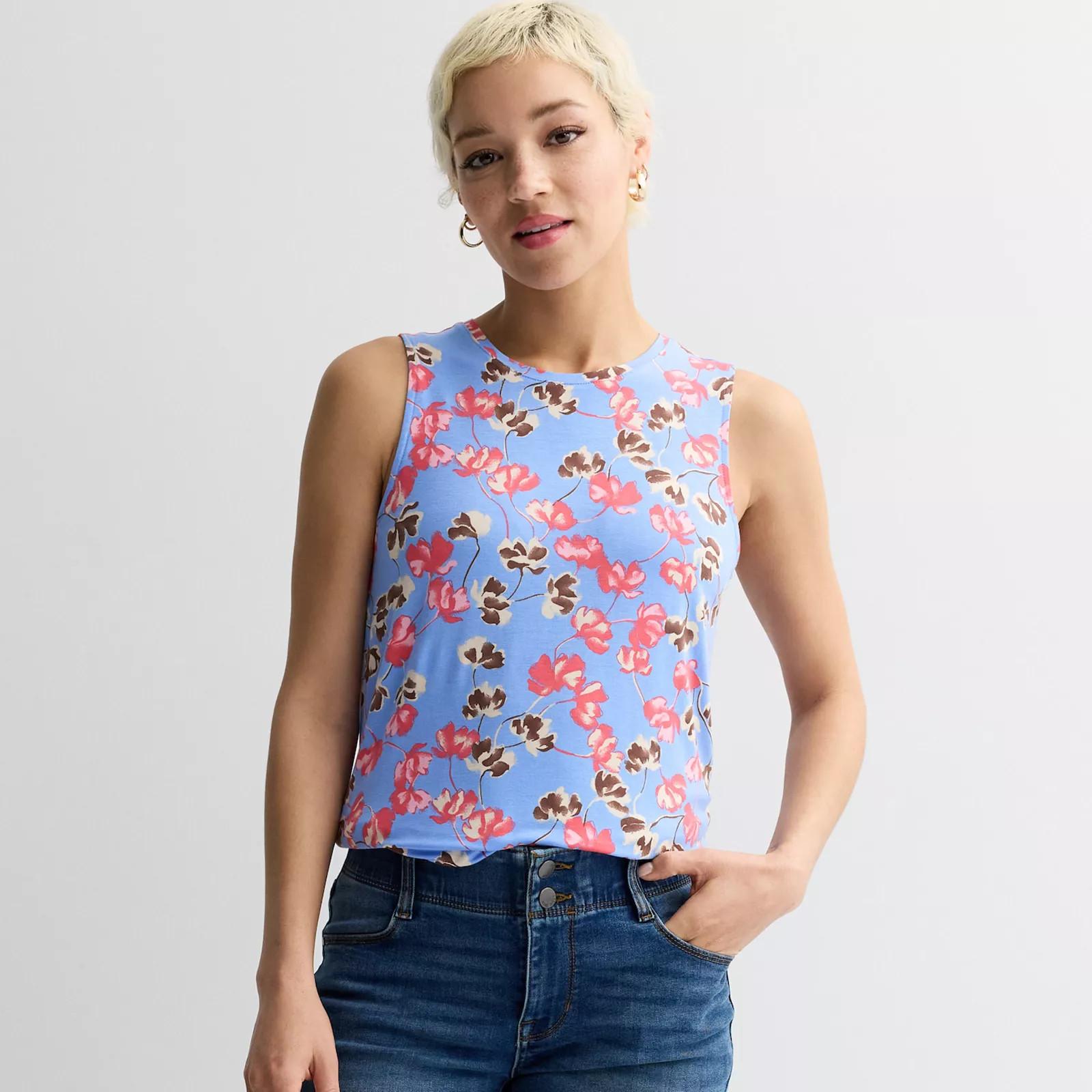 Nine West Essential Easy High-Neck Tank Top | Kohl's