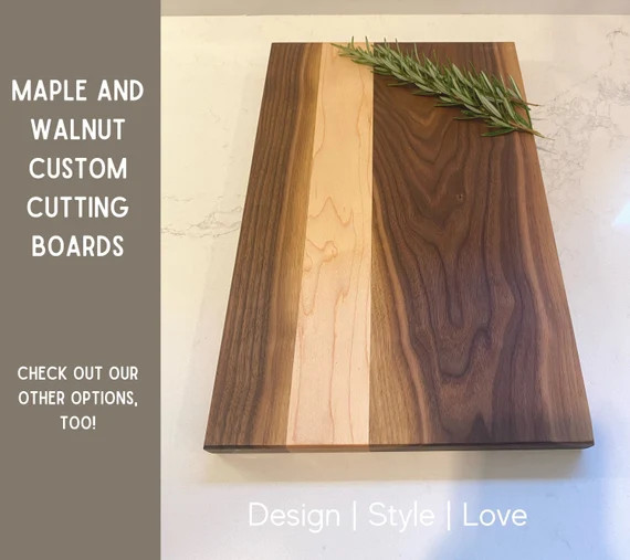 Hardwood Cutting Boards  Walnut and Maple | Etsy | Etsy (US)