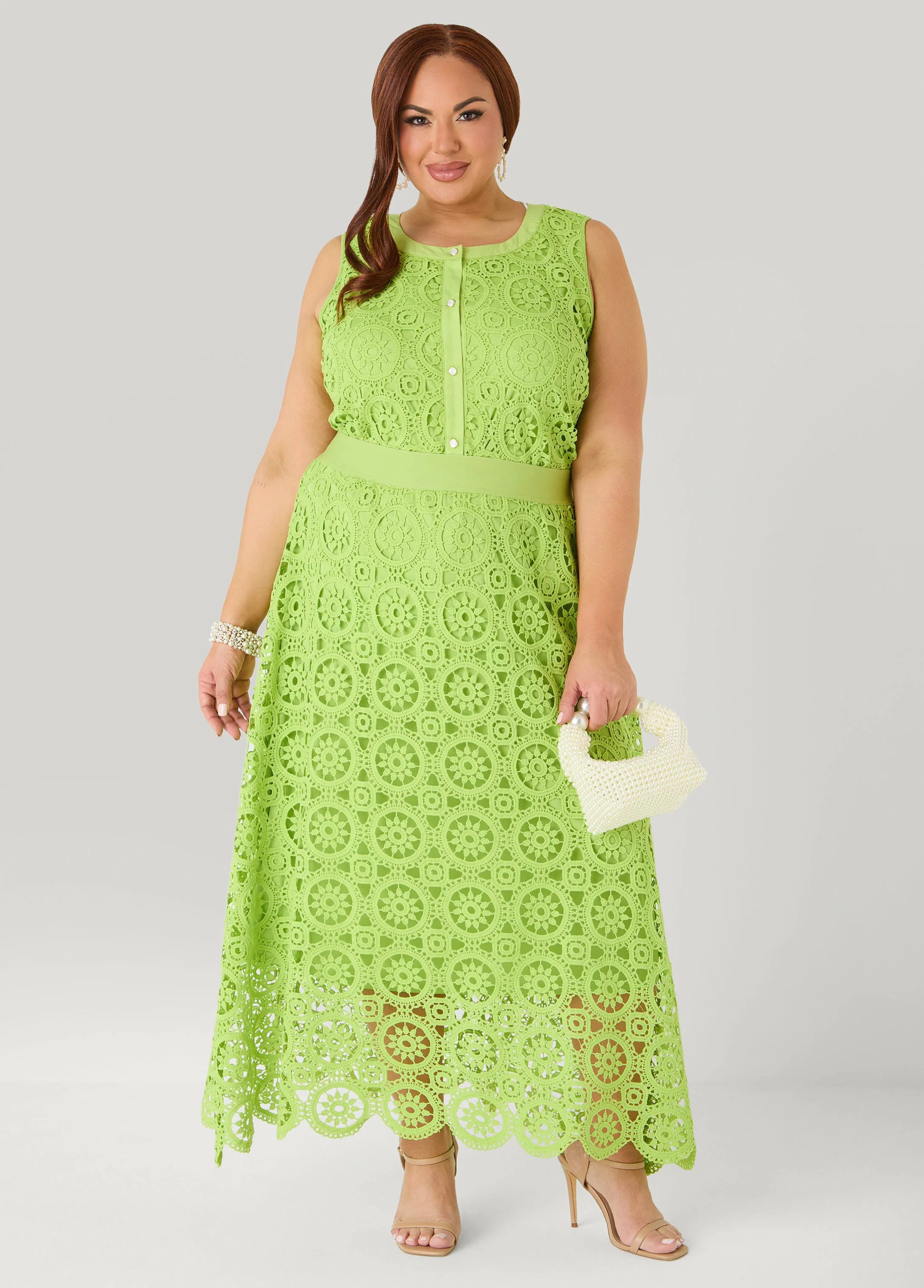 Crochet Maxi Skirt | Ashley Stewart