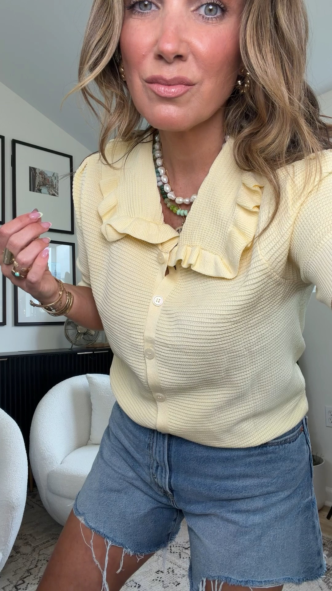 Amazon summer tops that are so cute and perfect to wear casual or dress up with slacks or jeans & heels!! Under $30 & comes in more colors!! 
Wearing size medium. 


#LTKOver40 #LTKSeasonal #LTKPetite