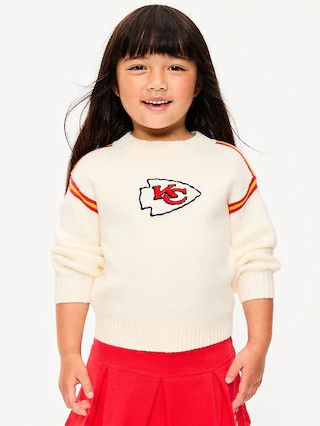 Kansas City Chiefs Crew-Neck Sweater for Toddler Girls | Old Navy (US)