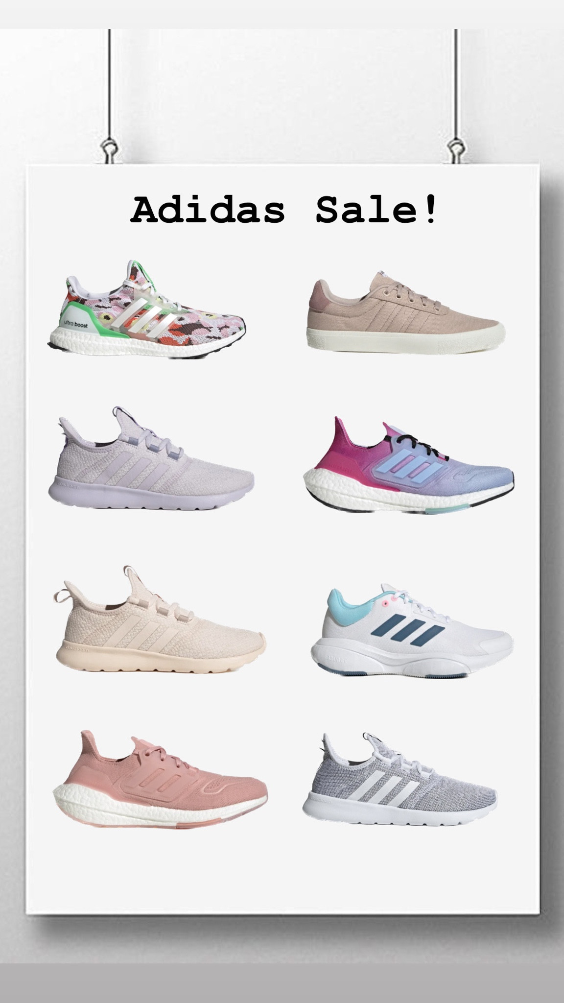 Adidas is have a Sale! Including my fav ones (bottom right!). So many good sneakers. Cannot wait for Spring and warm weather to go walking and exercising outside.

#LTKsalealert #LTKunder100 #LTKshoecrush