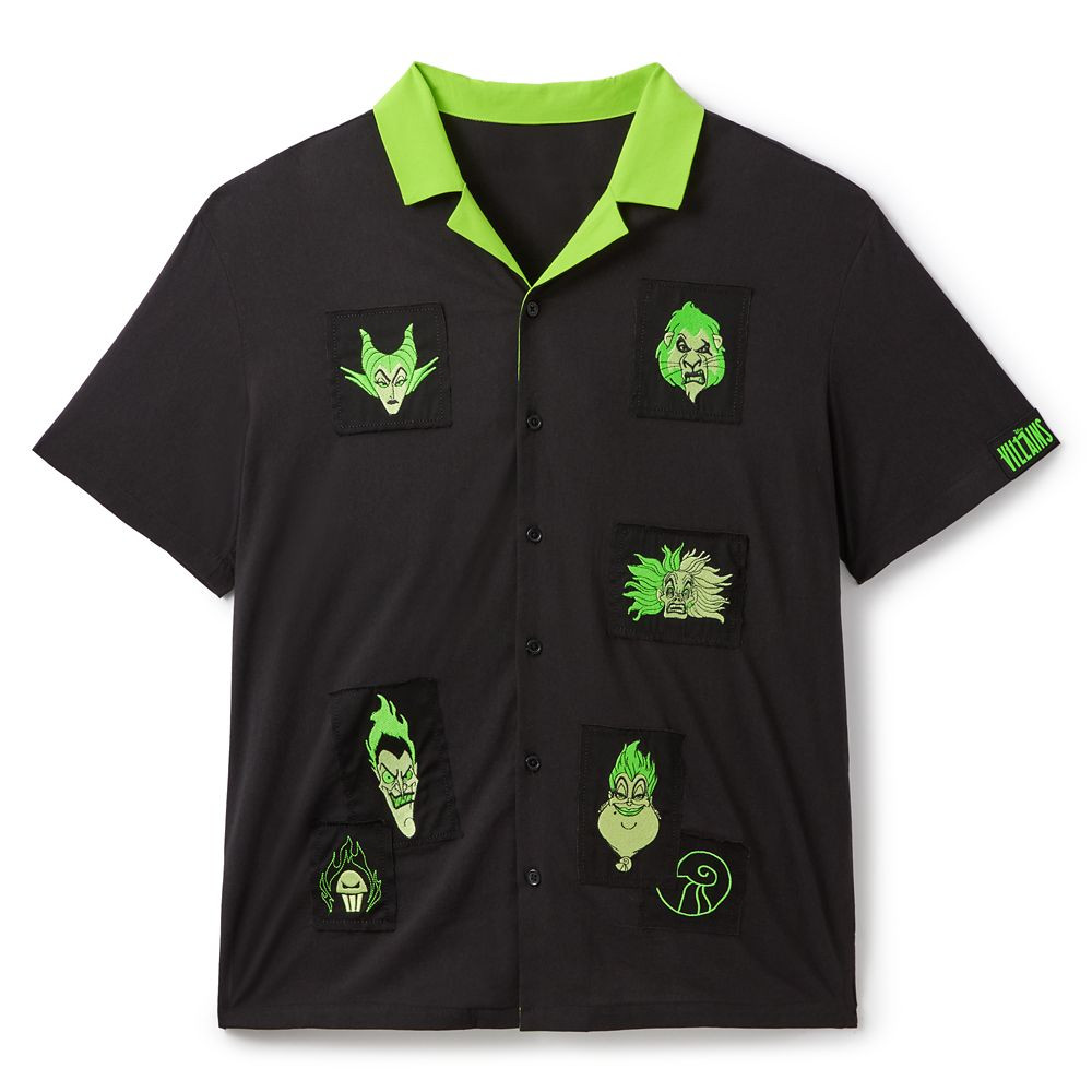 Disney Villains Glow-in-the-Dark Woven Shirt for Men by Our Universe | Disney Store