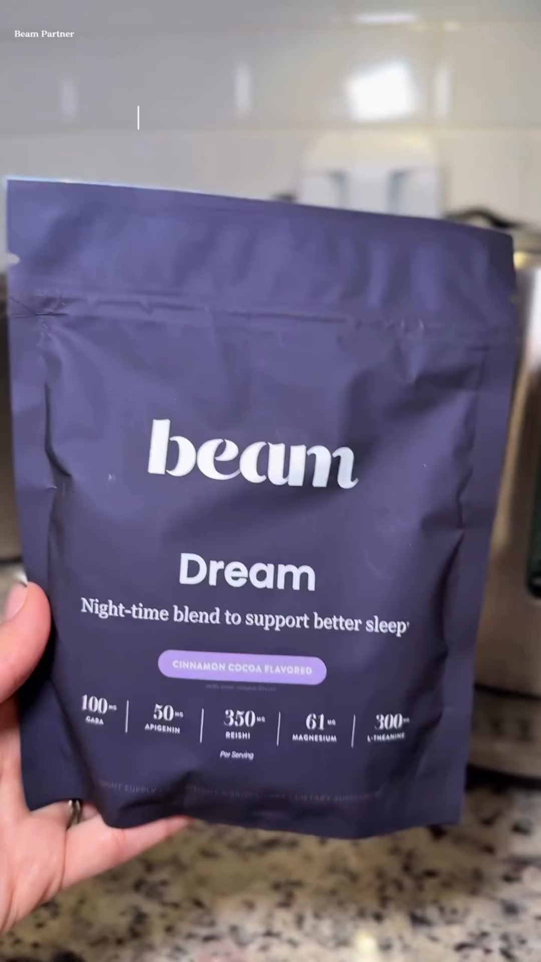 This is your sign to romanticize your nighttime routine 😴✨ 

Comment “SLEEP” and I’ll send you the link!

Beam Dream is a delicious cocoa made with magnesium, reishi, and L-theanine to help you unwind, fall asleep faster, and wake up refreshed. @beam 
Because better sleep starts right here 🩵
#BeamDream #NighttimeRoutine #BetterSleep #MomLife #WellnessRitual #SleepSupport