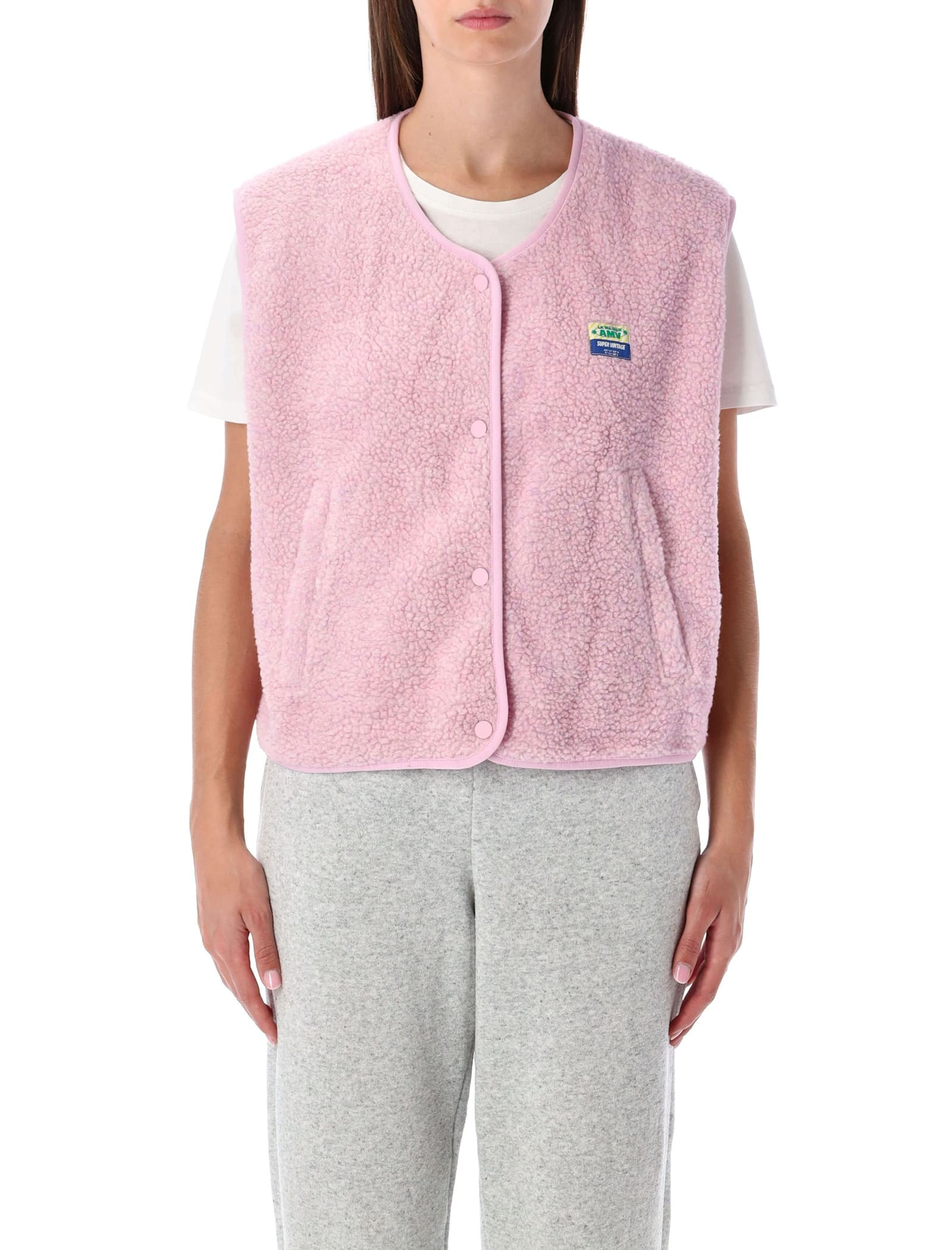 American Vintage Hoktown Fleece Vest | Italist.com US