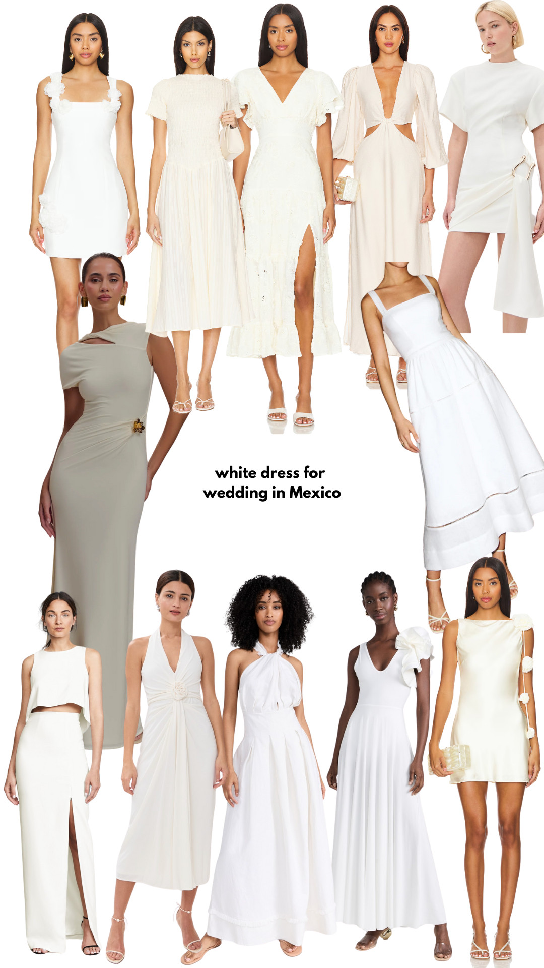 Shopping Cart Wednesday: a white dress for a wedding in Mexico 

 #LTKSeasonal #LTKStyleTip #LTKWedding