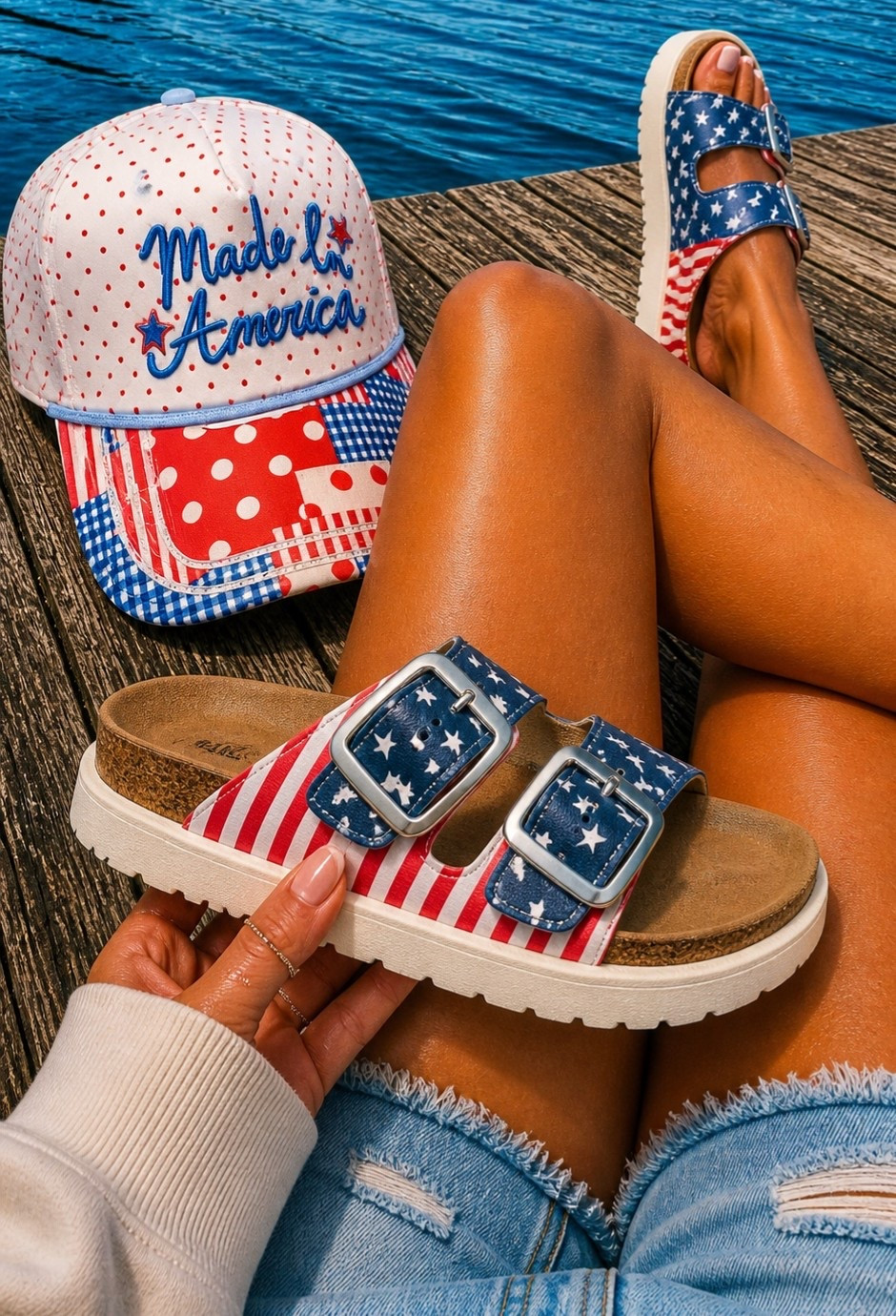 If you’ve never had a pair of Corky sandals, you need to try them on because they are super comfortable and these are USA approved

#LTKdayinmylife #LTKootd #LTKgrwm