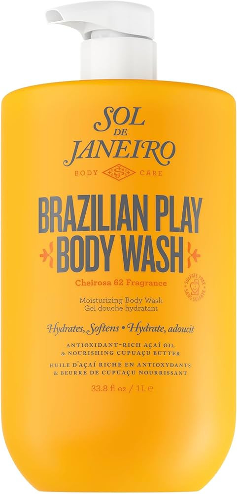 Sol de Janeiro Brazilian Play Body Wash | Moisturizing Shower Gel in Cheirosa 62 Scent | Amazon (US)