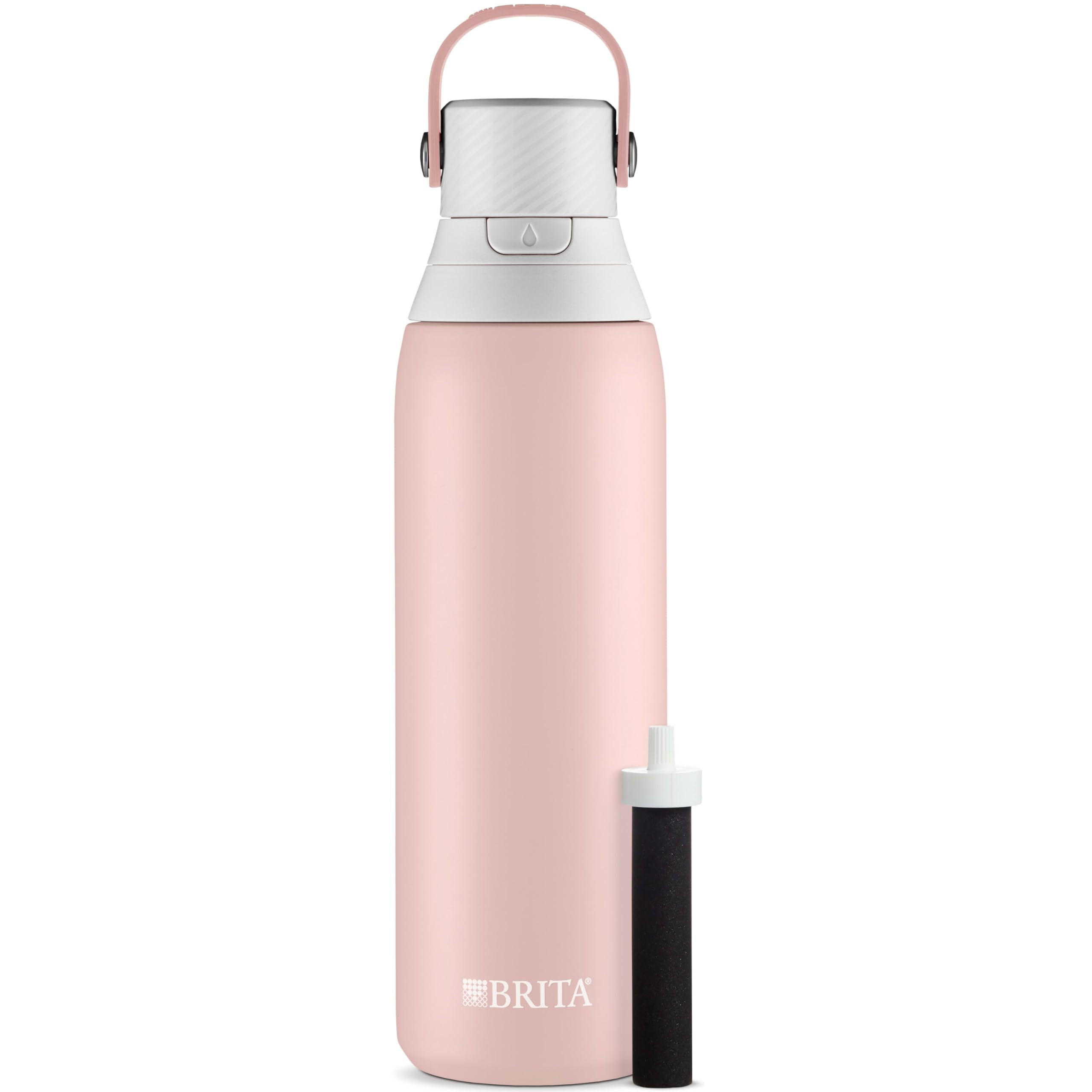 Brita Stainless Steel Premium Filtering Water Bottle, BPA-Free, Reusable, Insulated, Replaces 300... | Amazon (US)