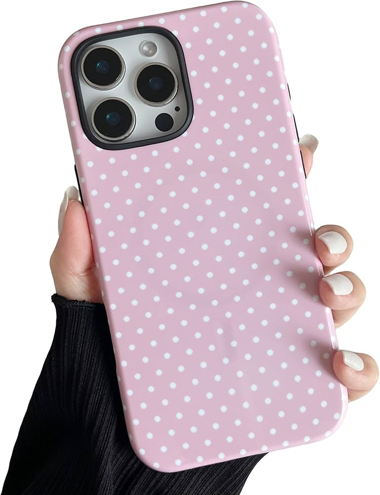 ZTOFERA Magnetic Case for iPhone 16 Pro, Polka Dot Phone Case Cute for Girl Women, Compatible wit... | Amazon (US)