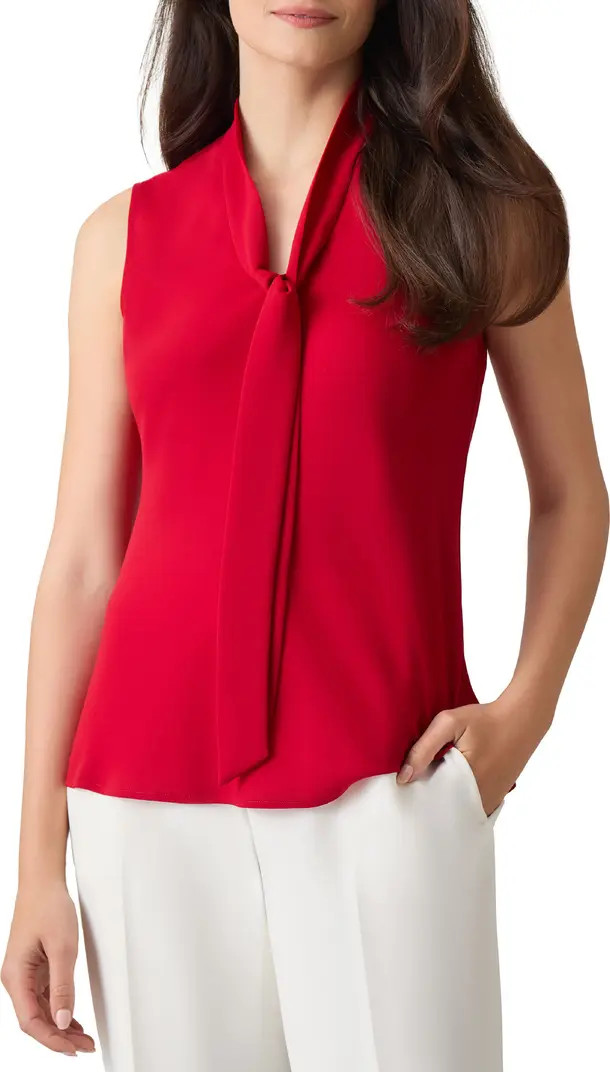 Sleeveless Tie Front Top | Nordstrom
