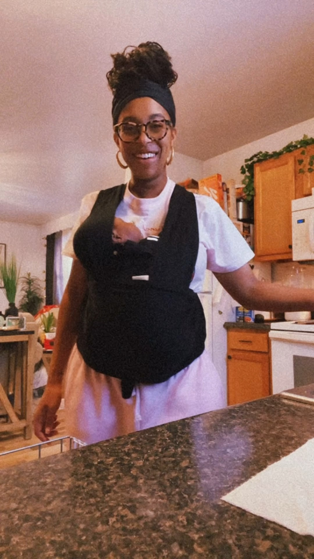 Getting housework done as a mom means sometimes your baby will be attached to you while you get things done 🫶🏽 #momlife 

#LTKmomlife #LTKBaby #LTKdayinmylife