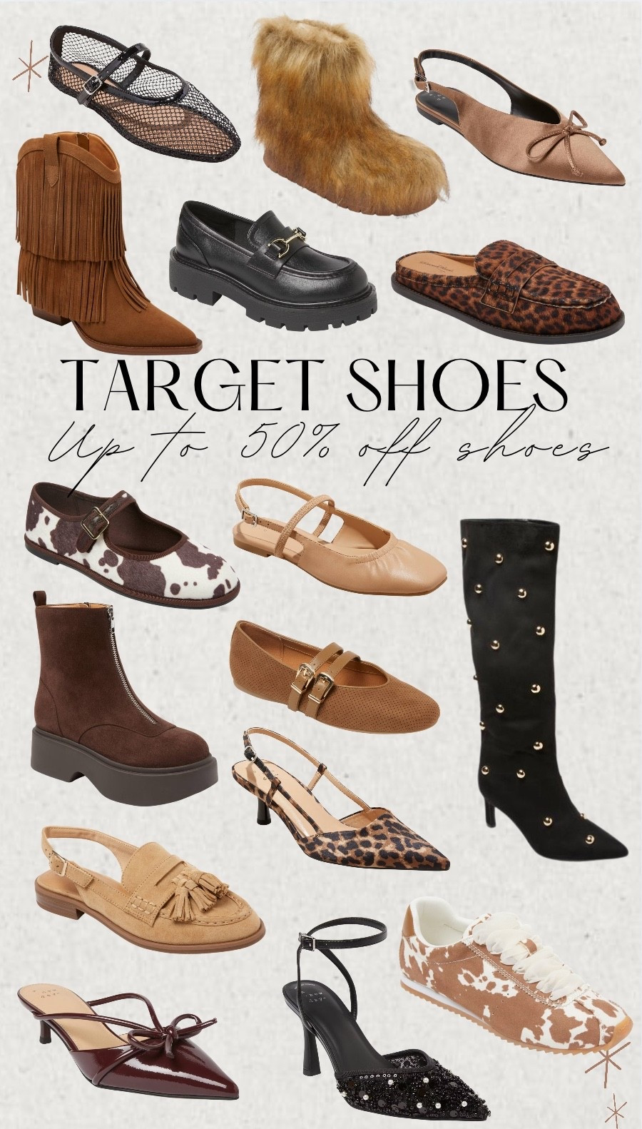 TARGET UP TO 50% OFF SHOES

#LTKHoliday #LTKGiftGuide
