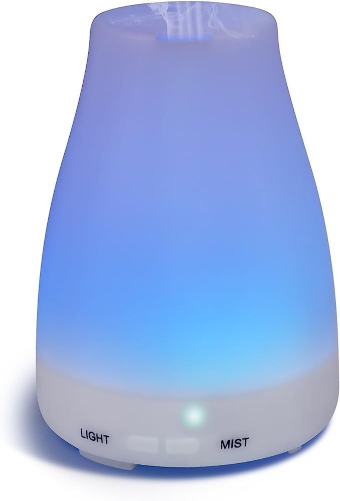Homeweeks Diffusers, 100ml Colorful Essential Oil Diffuser with Adjustable Mist Mode,Auto Off Aro... | Amazon (US)
