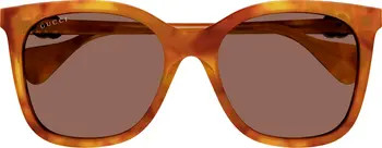 Gucci 55mm Cat Eye Sunglasses | Nordstrom | Nordstrom