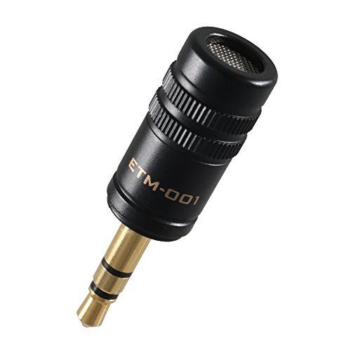 EDUTIGE ETM-001 Microphone - Omnidirectional 3.5mm 3-Pole(TRS) Microphone for GoPro, DSLR, Mirror... | Amazon (US)