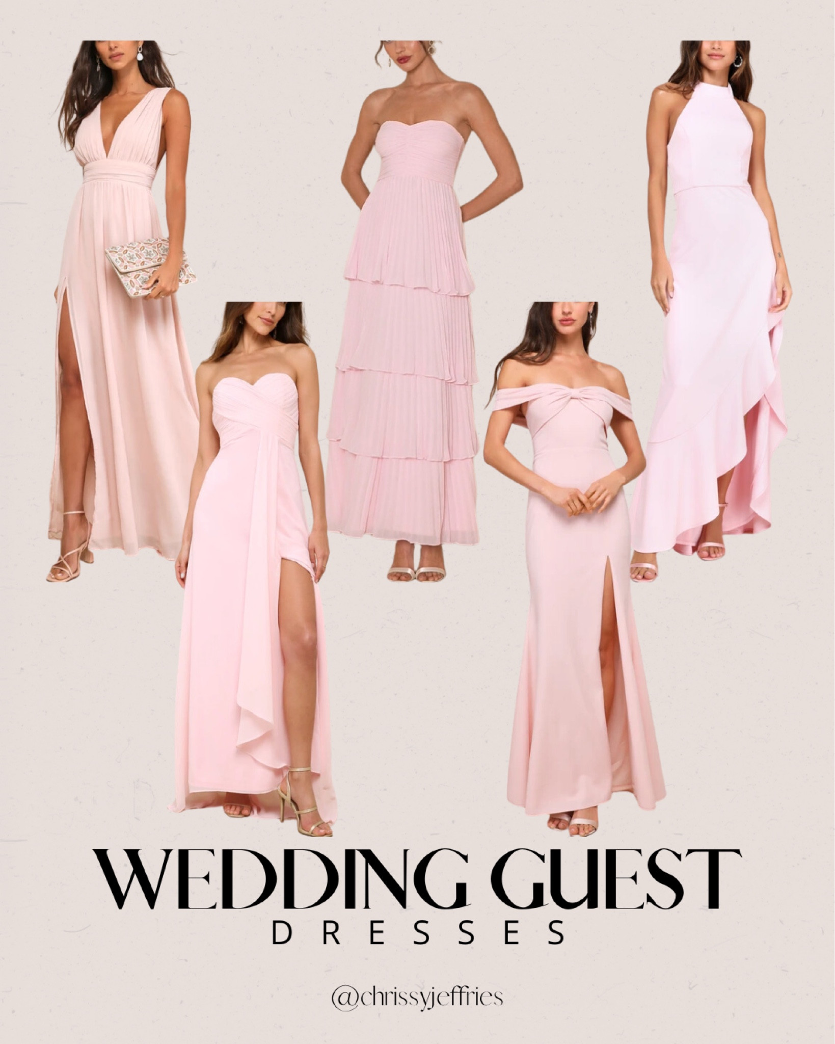 Enhance your wedding guest wardrobe with these beautiful pink dresses, perfect for any romantic occasion. From flowy, tiered designs to sleek, off-the-shoulder styles, these dresses offer a blend of elegance and femininity. Ideal for spring and summer weddings, these pink gowns will make you stand out with grace and style. Explore these stunning options to find your perfect wedding guest dress. #WeddingGuestDress 

#PinkDress #ElegantFashion #WeddingSeason #ChicStyle

#LTKpartywear #LTKtravel #LTKsummer