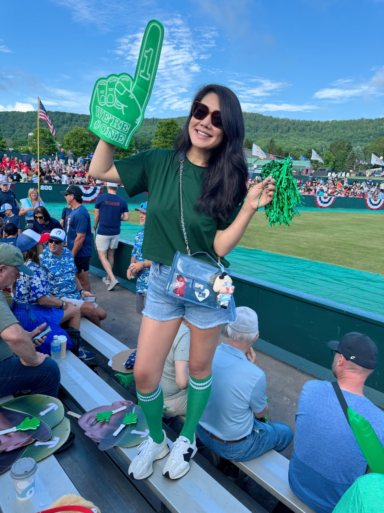 Doing my best baseball mom look! Linked are the pieces to the outfit. Pick your color to match your team! 

#LTKSeasonal #LTKTravel #LTKFindsUnder100