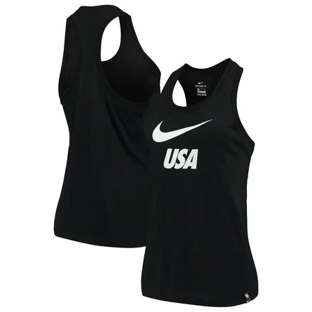 USWNT Nike Women's Racerback Performance Tank Top - Black | Walmart (US)