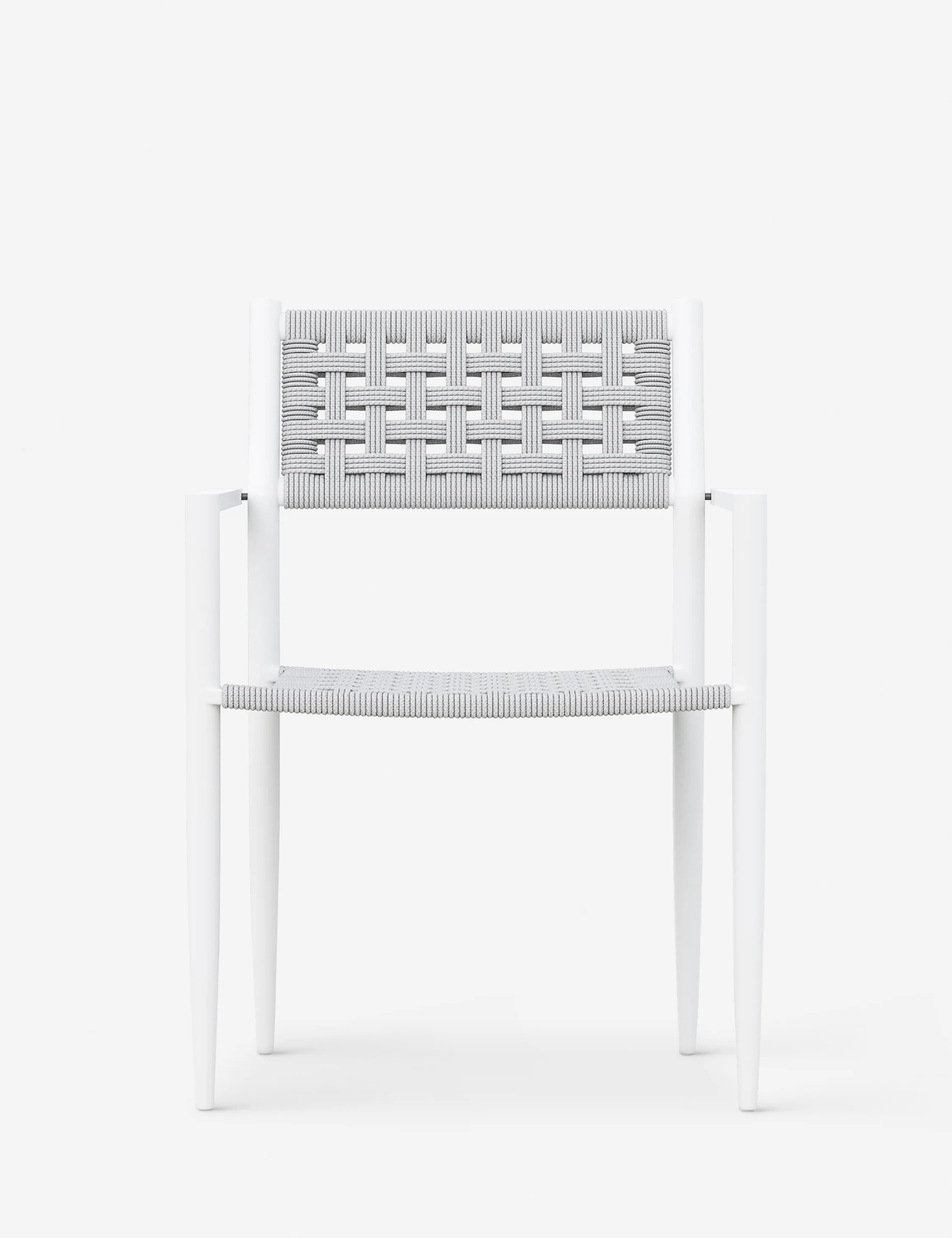 Tolliver Indoor / Outdoor Dining Chair, White, Set of 2 | Lulu and Georgia 