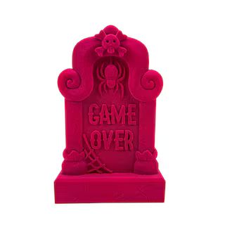 10" Hot Pink Flocked Tombstone Tabletop Décor by Ashland® | Michaels Stores