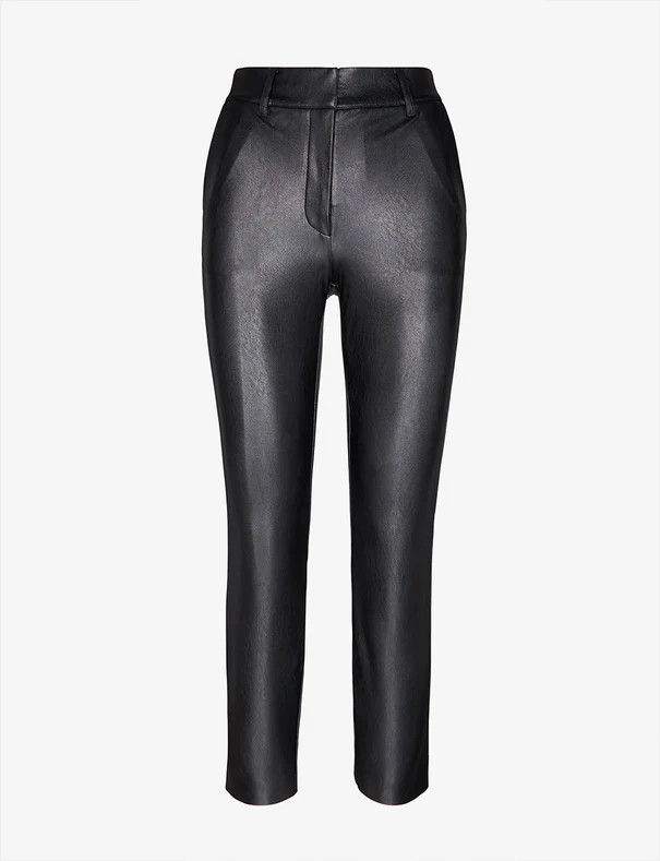 Faux Leather 7/8 Trouser | Commando®