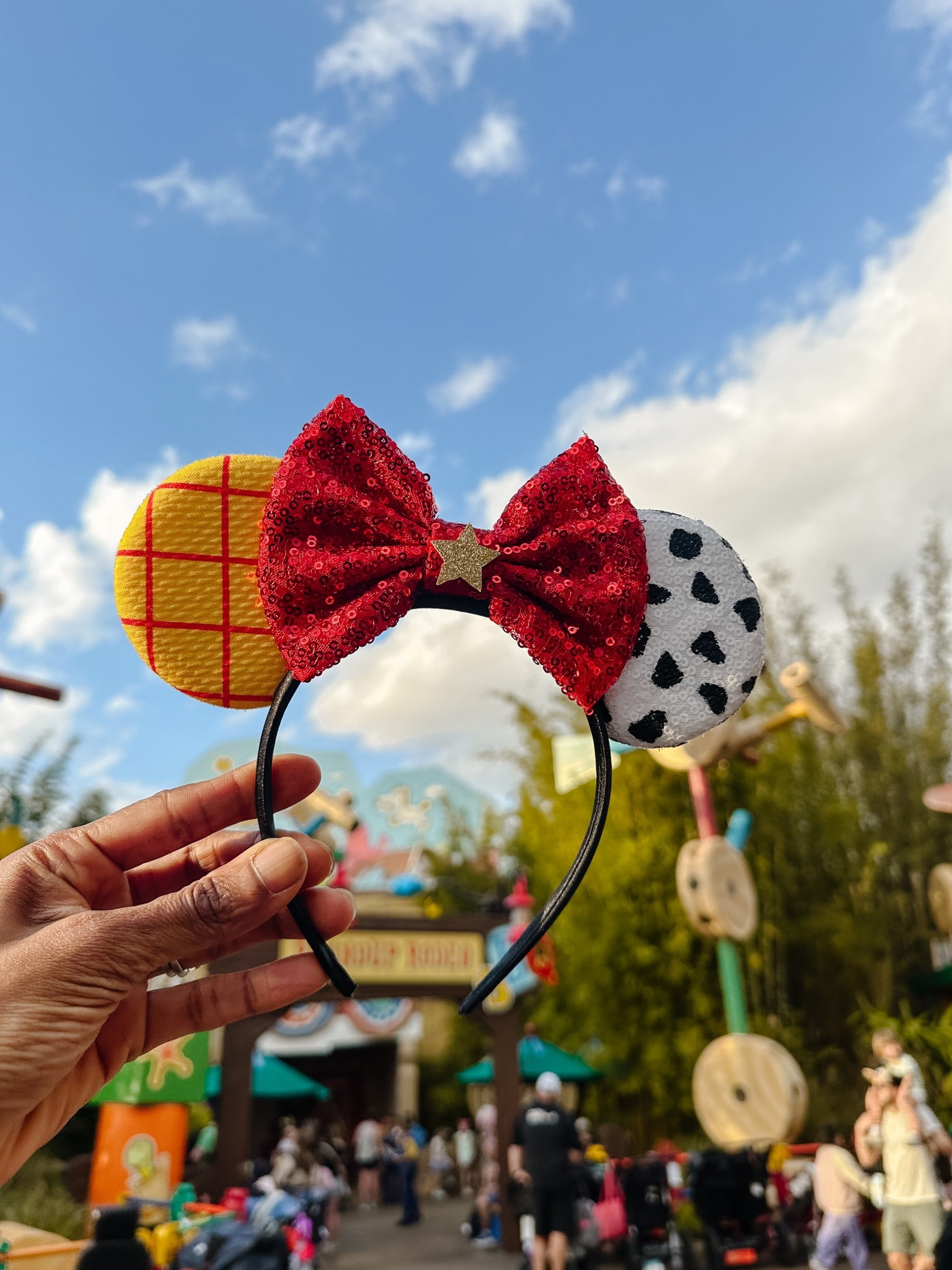 The cutest woody Disney ears for your Disney trip to Hollywood studios Toy Story land! These were a hit!

#LTKTravel #LTKFamily