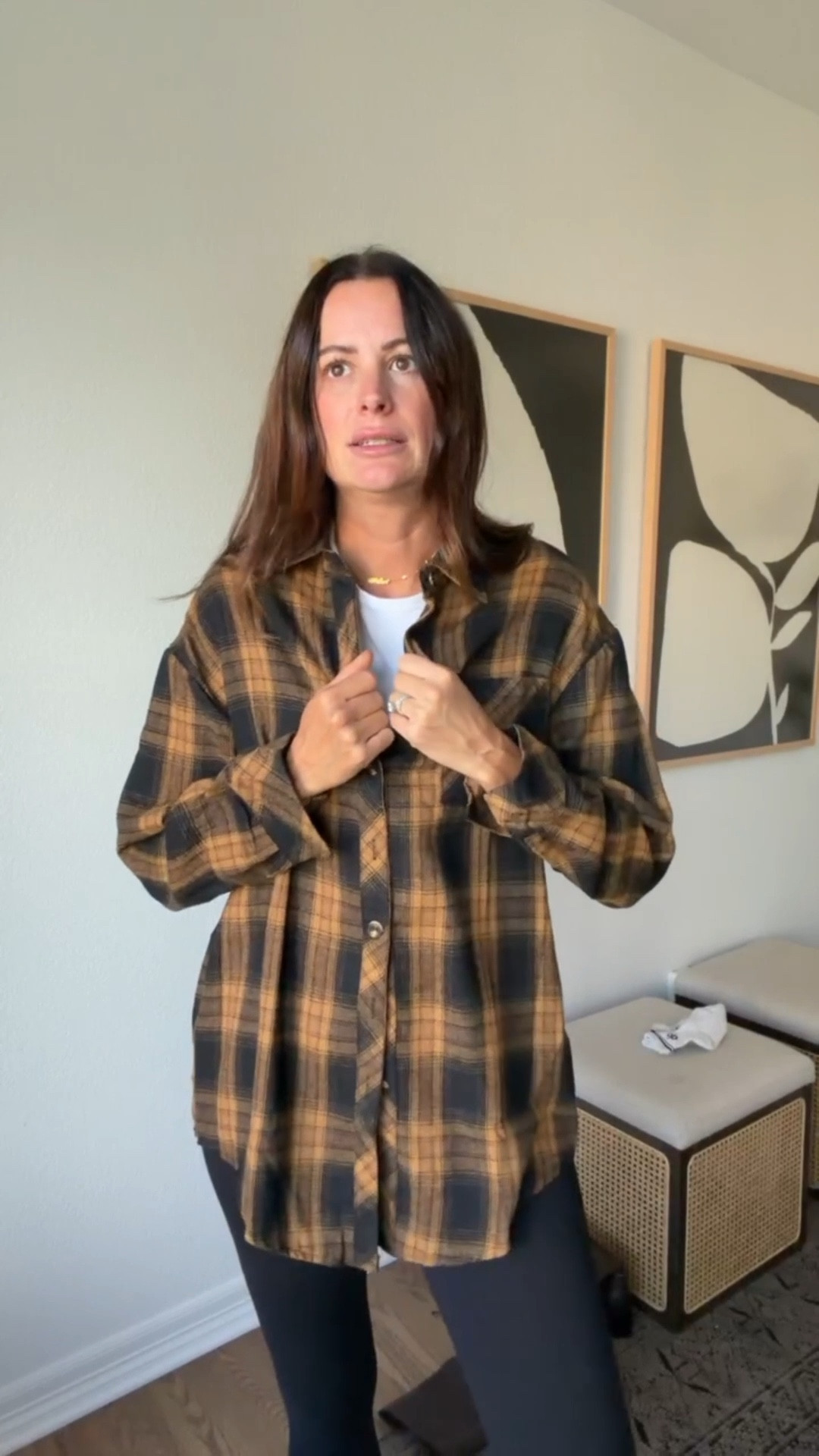 This is a great flannel shirt and comes in so many color ways! It’s easy to wear with leggings like I am here or you could wear with jeans very easily! 

#LTKFindsUnder50 #LTKootd #LTKTall
