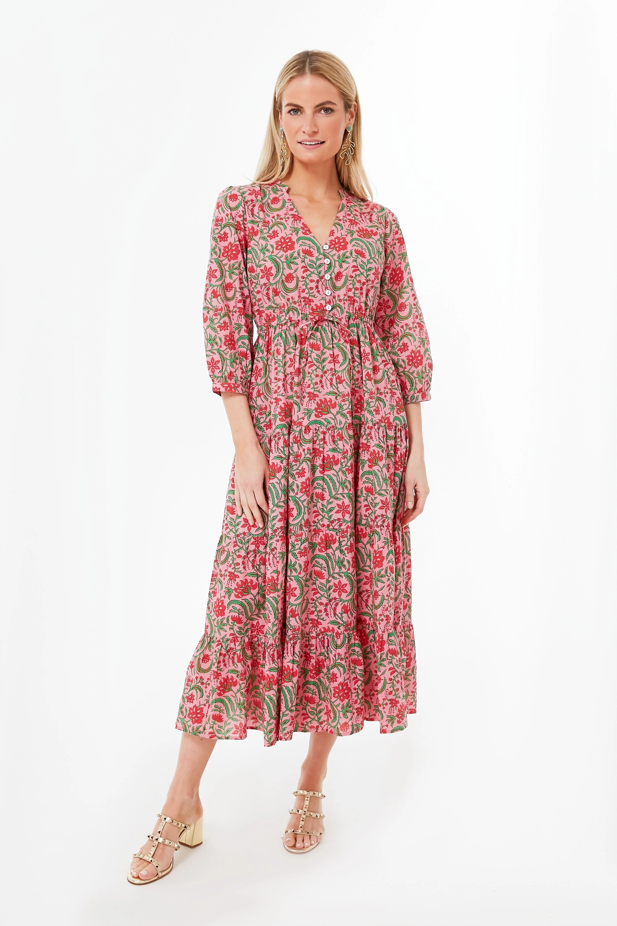 Pink Jungle Maria Dress | Tuckernuck (US)