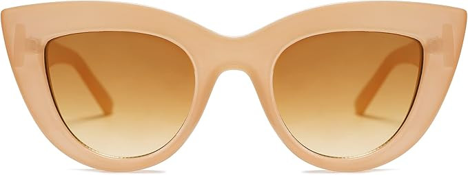 SOJOS Retro Small Vintage Cat Eye Sunglasses for Women Cute Fashion UV400 Sunnies SJ2939 | Amazon (US)