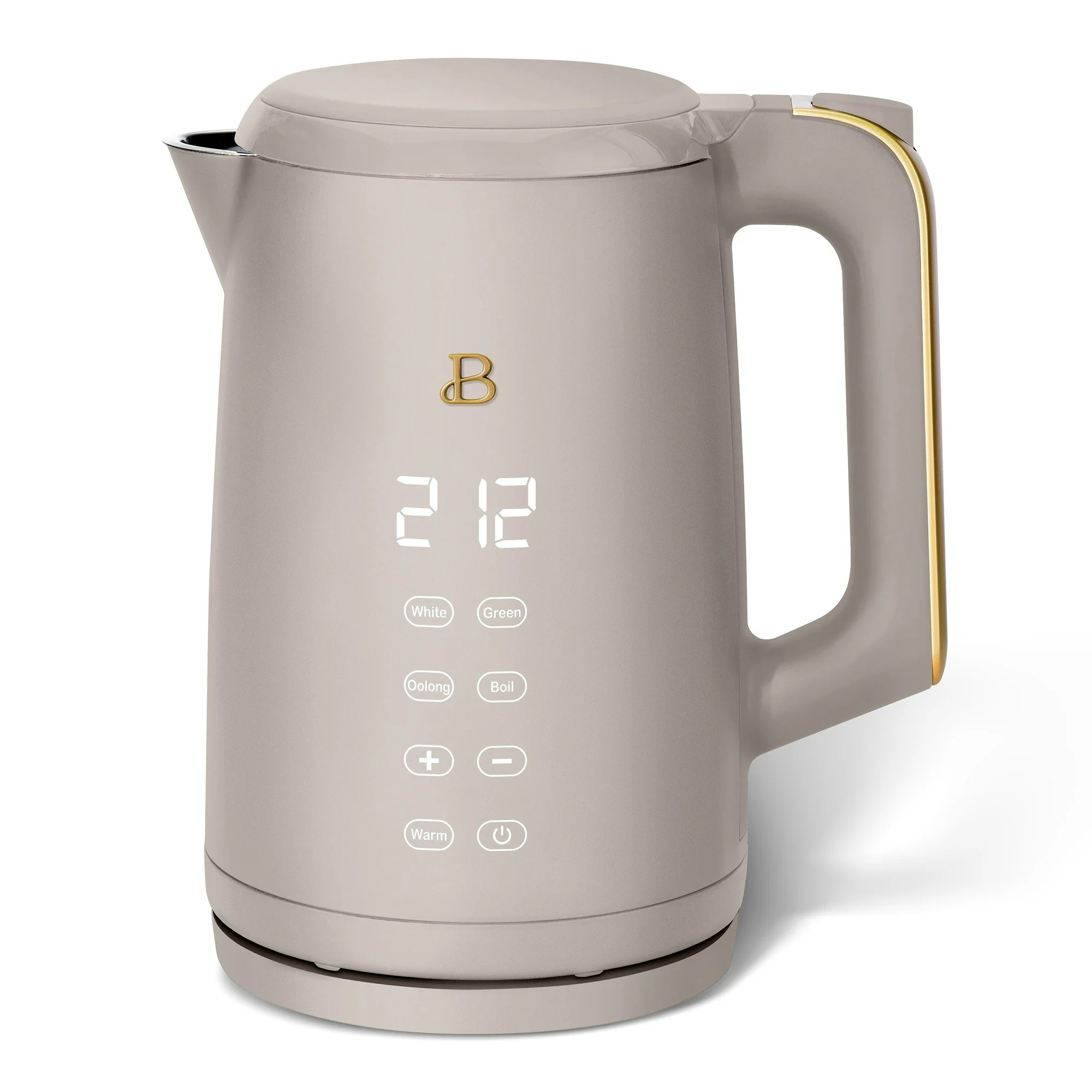 Beautiful 1.7-Liter Electric Kettle 1500 W with One-Touch Activation, Porcini Taupe by Drew Barry... | Walmart (US)