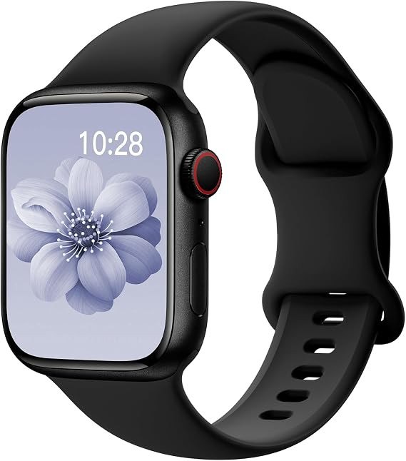 Sport Silicone Band Compatible with Apple Watch Bands 40mm 38mm 41mm 44mm 45mm 42mm 49mm Women Me... | Amazon (US)