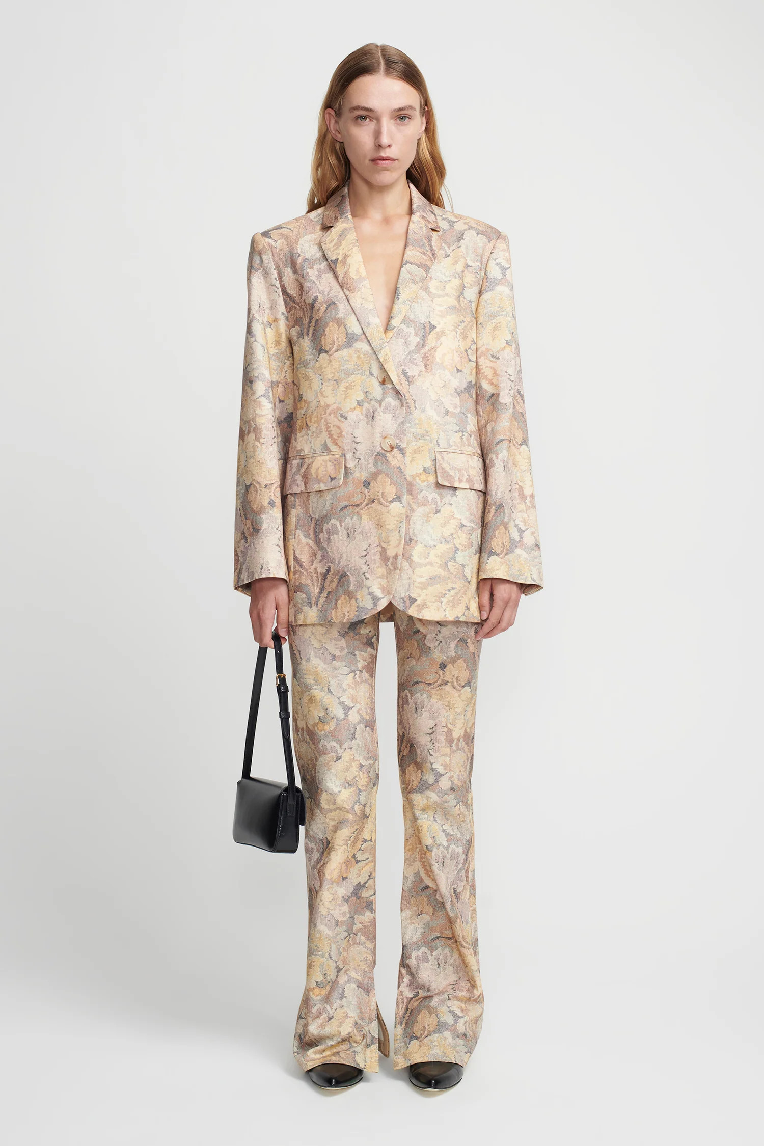 Uma Suit Pant Antique Floral | Hansen and Gretel