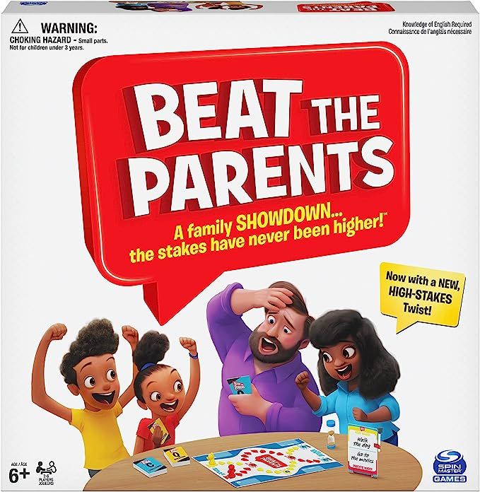 Spin Master Beat The Parents Classic Family Trivia Game, Kids vs Parents for Ages 6 and up, (6061... | Amazon (US)