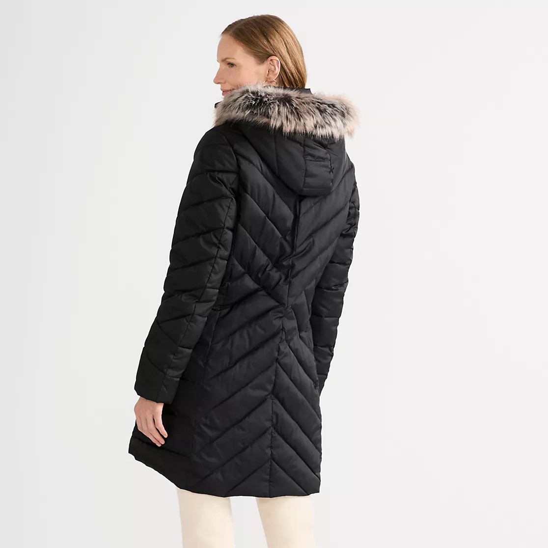 Women's FeatherFree Cozy Fleece Lined Winter Coat | Lands' End (US)
