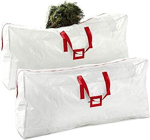 Zober Christmas Tree Storage Bag 7.5 Ft - 2-Pack Artificial Disassembled Christmas Tree Storage -... | Amazon (US)