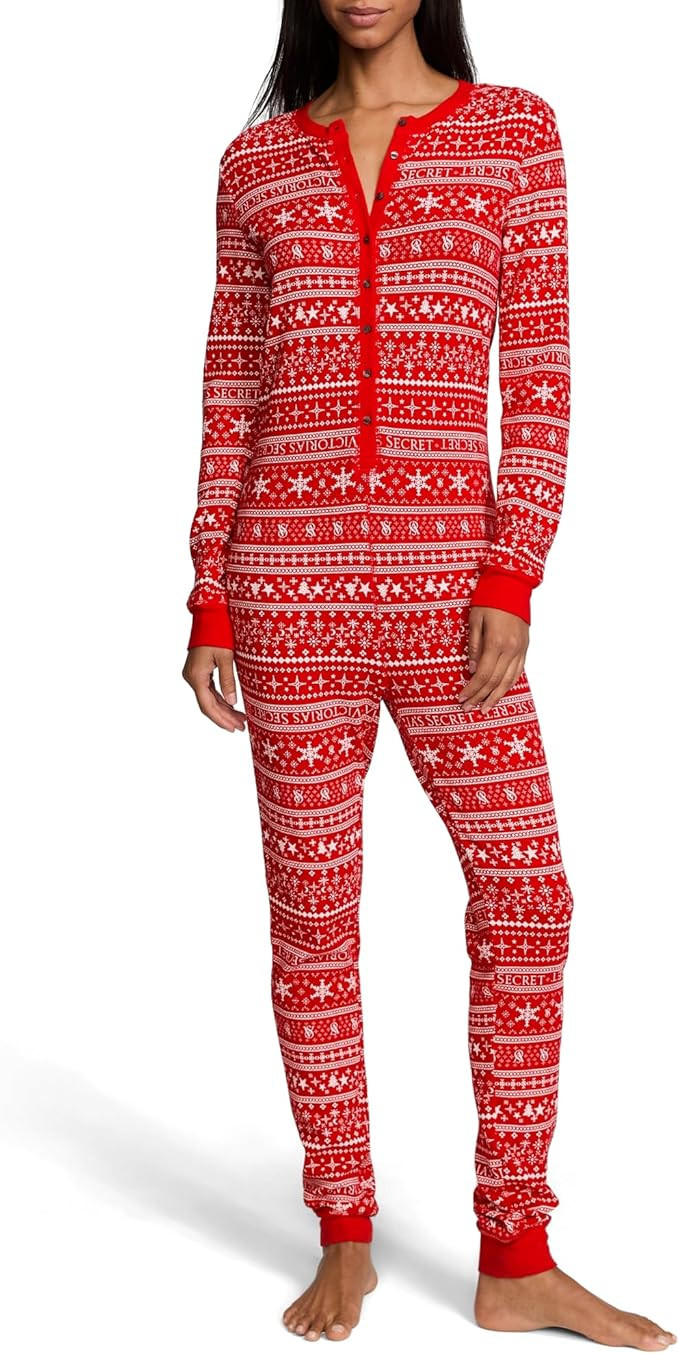 Victoria's Secret Thermal Long Sleeve Onesie, Sleepwear for Women (XS-XXL) | Amazon (US)