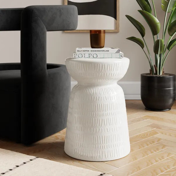 Zen Ceramic Side Table | Dunelm (migrated)