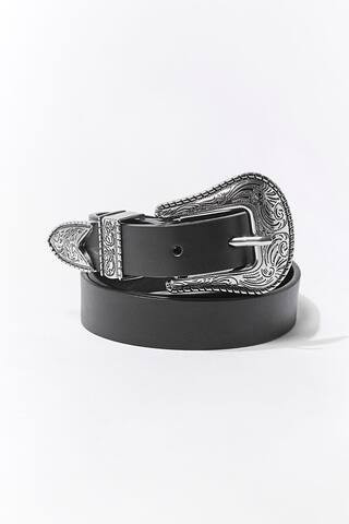 Etched Faux Leather Hip Belt | Forever 21 (US)