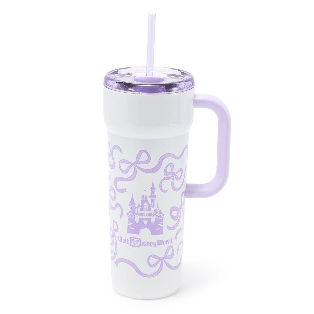 Walt Disney World 24 oz. Stainless Steel Starbucks\u00ae Travel Tumbler with Straw \u2013 Lavende... | Disney Store