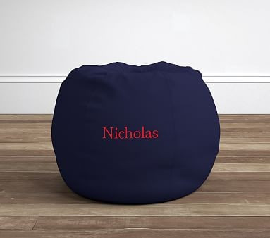 Navy Anywhere Beanbag™ | Pottery Barn Kids