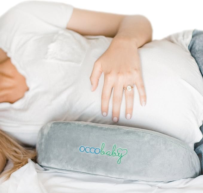OCCObaby Pregnancy Wedge Pillow Supports Tummy, Knees, Legs & Back, Maternity Wedge Pillow for Pr... | Amazon (US)