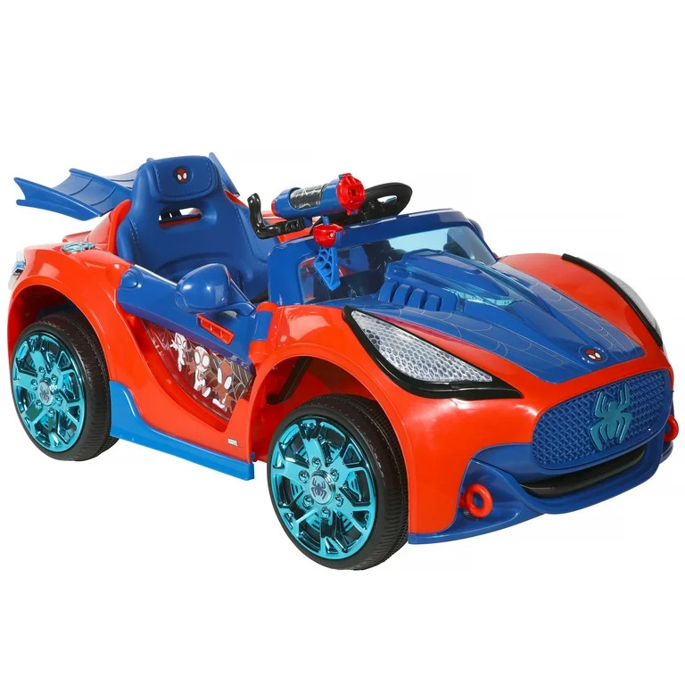 6V Spider-Man Super Car, Battery Powered Ride-on with Lights and Sounds, by Dynacraft | Walmart (US)
