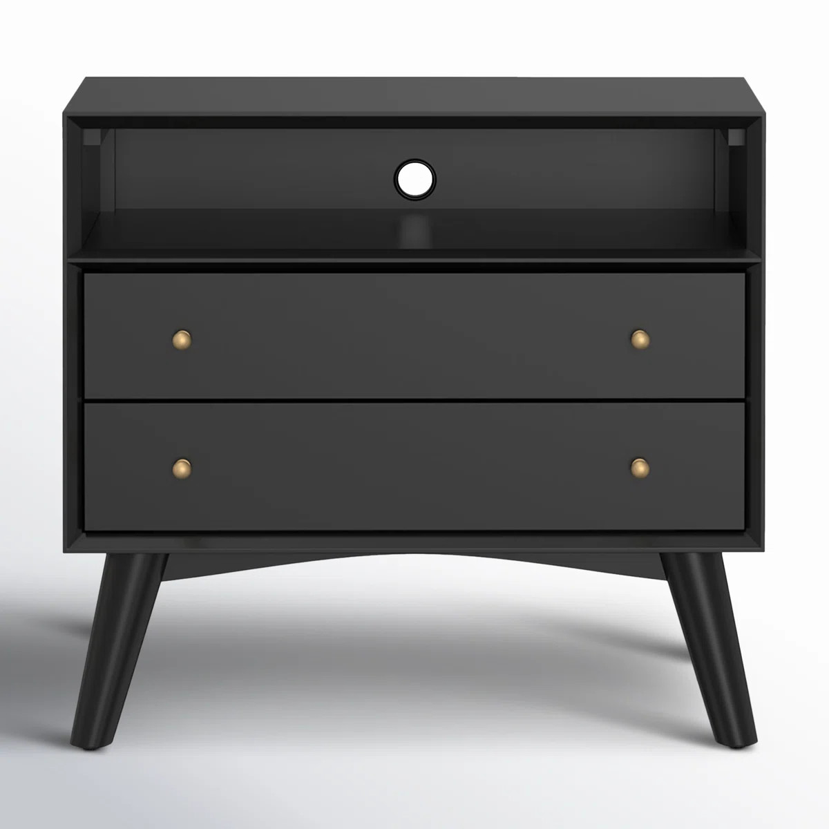 Williams 2-Drawer Nightstand with Shelf | Wayfair North America