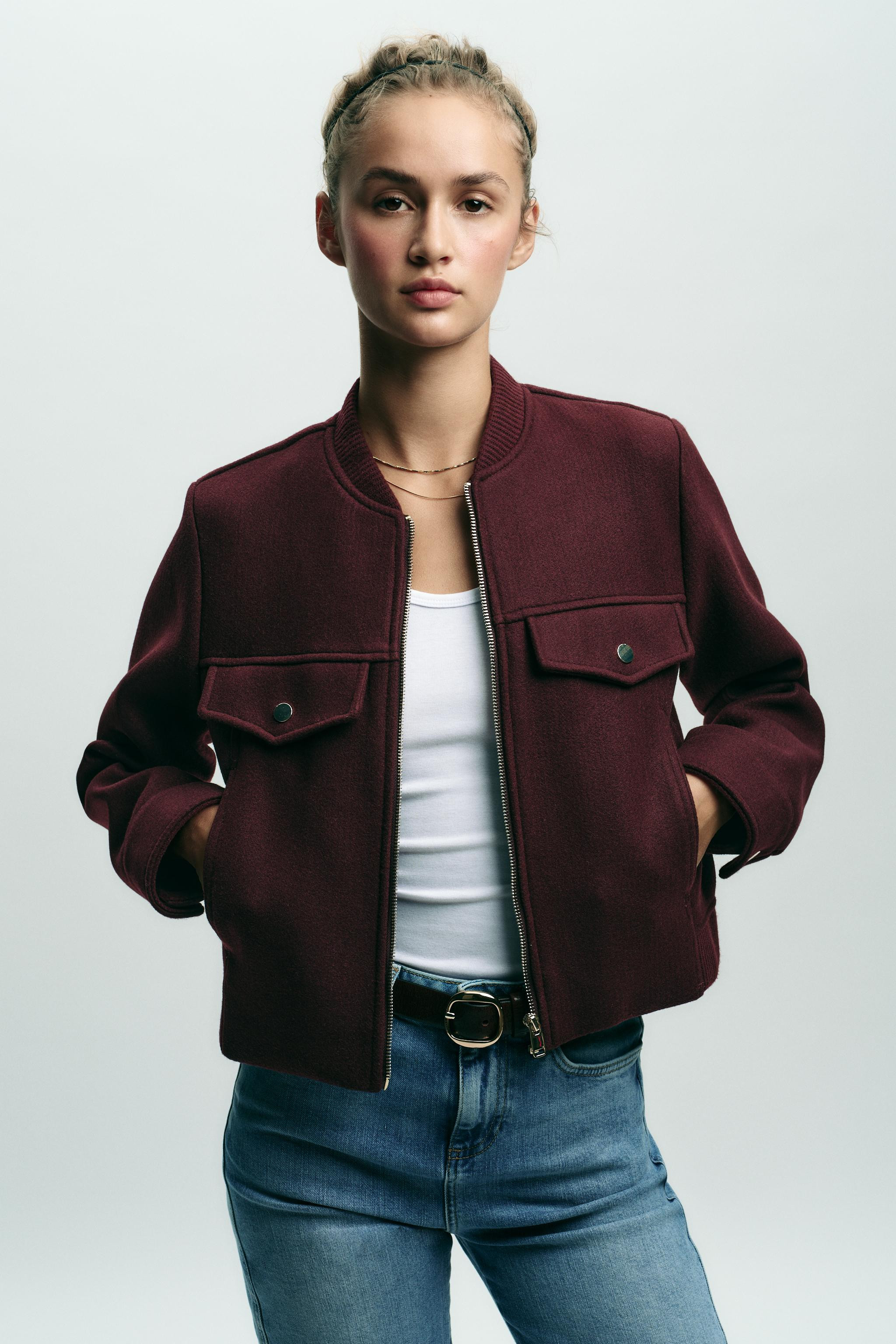 CROPPED SOFT JACKET | Zara US