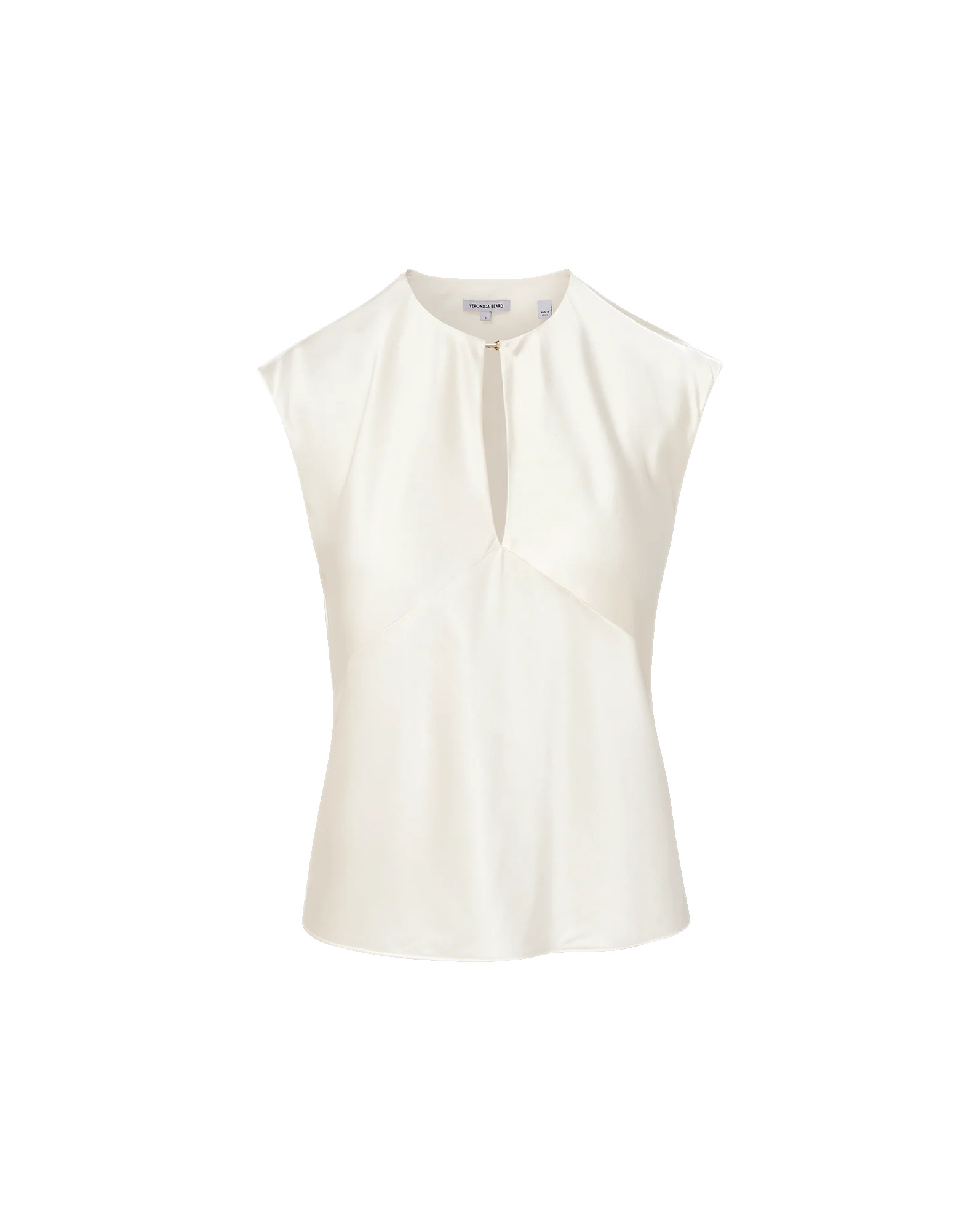 Sparrow Silk Blouse in Off-White Dove White | Veronica Beard | Veronica Beard
