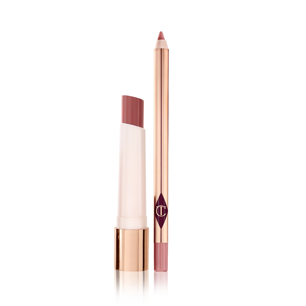 Hyaluronic Happikiss Lip Kit: Rossetto Effetto Balsamo + Matita Labbra  | Charlotte Tilbury | Charlotte Tilbury (IT)
