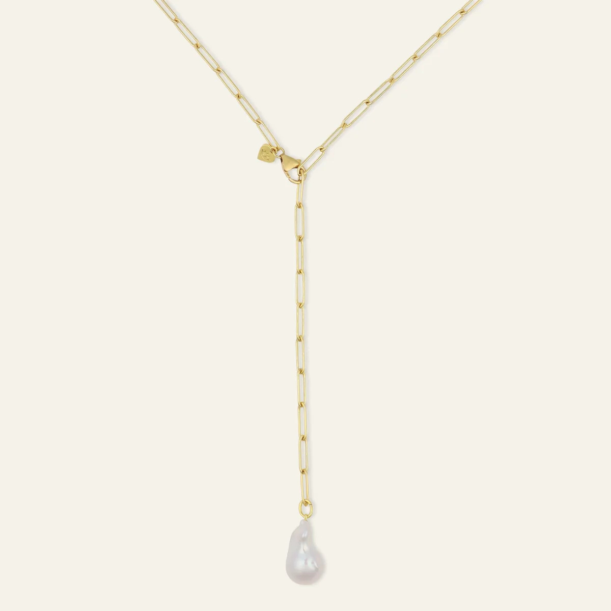 Long Link Lariat Starter Necklace | Over The Moon